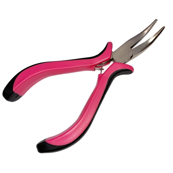 Micro Ring Pliers for Hair Extensions | Curved