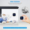 Brifit Aquarium Thermometer, Mini Digital Aquarium Thermometer, LED Display, Touch