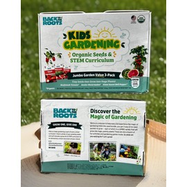 Back To The Roots Kids Gardening 3-Pack Organic Seeds & STEM Curriculum Lot of 2