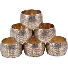 SHAFA IMPEX Napkin Rings for Table Decorations, Wedding, Dinner Party, Buckles (A SET12)