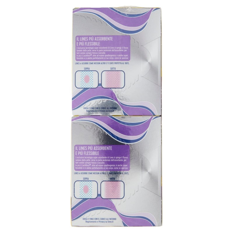 Lines Long Lactiflex Wings 36 Pieces + 8 Free