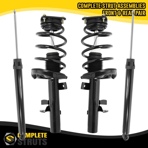 Unity Automotive 2012-2018 Ford Focus Front Complete Strut Assemblies &