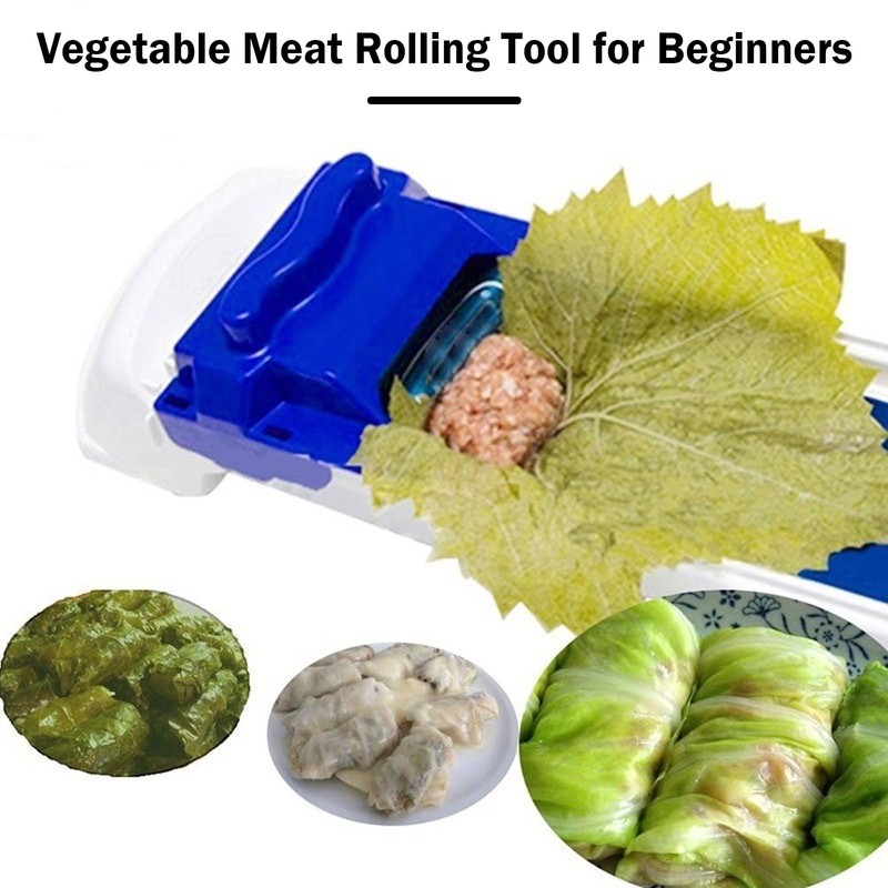 CheeseandU Grape Leaves Roller Machine Vegetable Meat Rolling Tool Stuffed