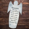 RED OCEAN Wooden Angel Memorial Plaque Hanging Memorial Sign Rememberance
