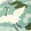 Hamamonyo Kofu (Furoshiki, 19.7 inches (50 cm) Sugi Crane Dance