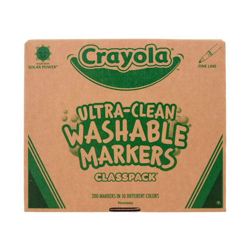 Crayola BIN588211 Washable Classpack Markers