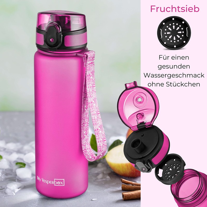 My Vesperbox Minny children's leak-proof drinking bottle with straw or