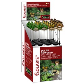 Alpine Solar Welcome Sign Garden Stake