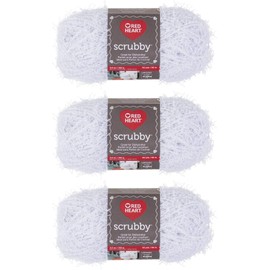 Red Heart E833-10 Red Heart Scrubby Yarn - Coconut