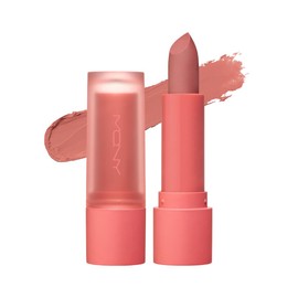 MQNY Powder Matte Lipstick 3.5g Korean Cosmetics (#04 Peach Fog, Peach Beige)
