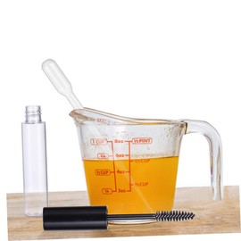 minkissy 2 Sets Mascara Tube Plastic Bottles with Droppers Plastic Dropper Bottles Clear Mascara for Eyelashes Empty Refillable Mascara Bottles Eyelash Combs Tube Travel Outdoor Vial