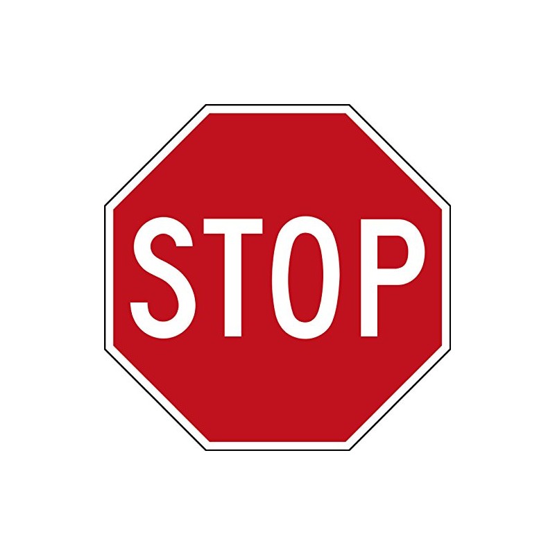 Rogue River Tactical Stop Sign Wall Decal Sticker Large 12x12