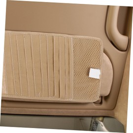Organizador para Parasol de Coche Capacidad Grande, Fácil Instalación y Estructura Compacta para Guardar Estuches de CD y Accesorios en SUV y Automóvil