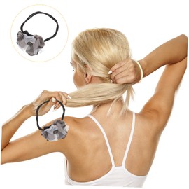 FOMIYES 2pcs Flower Hair Ties Elastic Bands for Women Girls Lightweight Floral Hair Accessories for Everyday Use for Parties Travel and School