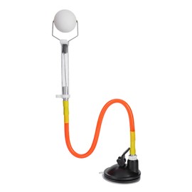 HERCHR Table Tennis Trainer, PVC Ping Pong Training Device Adjustable Table Tennis Trainer Sucker Training Ping Pong Balls Equipment for Table Tennis Traning