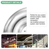 M METERXITY 2-Pack OD 3 Inch 90 Degree Mandrel Bend