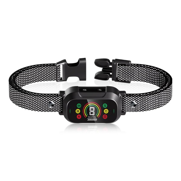 Waterproof Dog Bark Collar Rechargeable Anti Bark Training Collar with