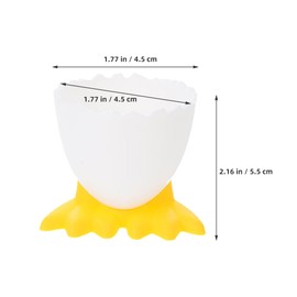 Ciieeo 8pcs Children's Tableware Boiled Egg Cups Soft Boiled Eggs Holder Soft Boiled Egg Holder Pp