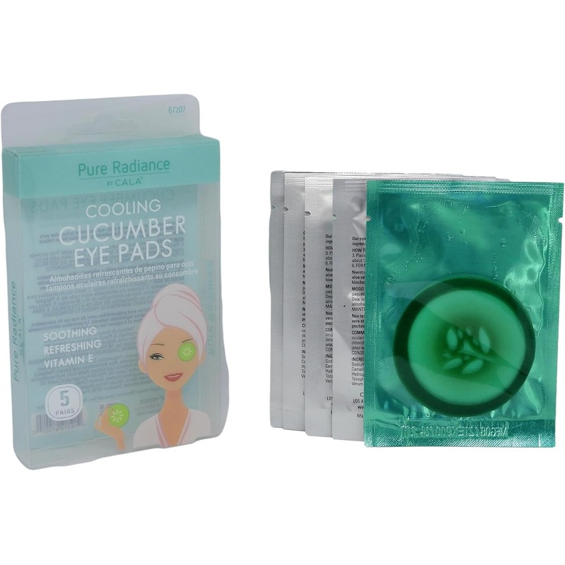 CALA - parches/almohadillas refrescantes de pepino para ojos con vitamina
