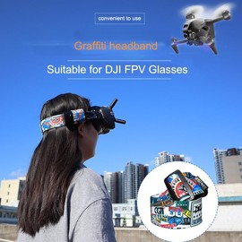 HYGJ Tmom Glasses Straps for DJI FPV, Fixed Glasses Strap for Drone Glasses and Other Glasses, Colourful, Adjustable