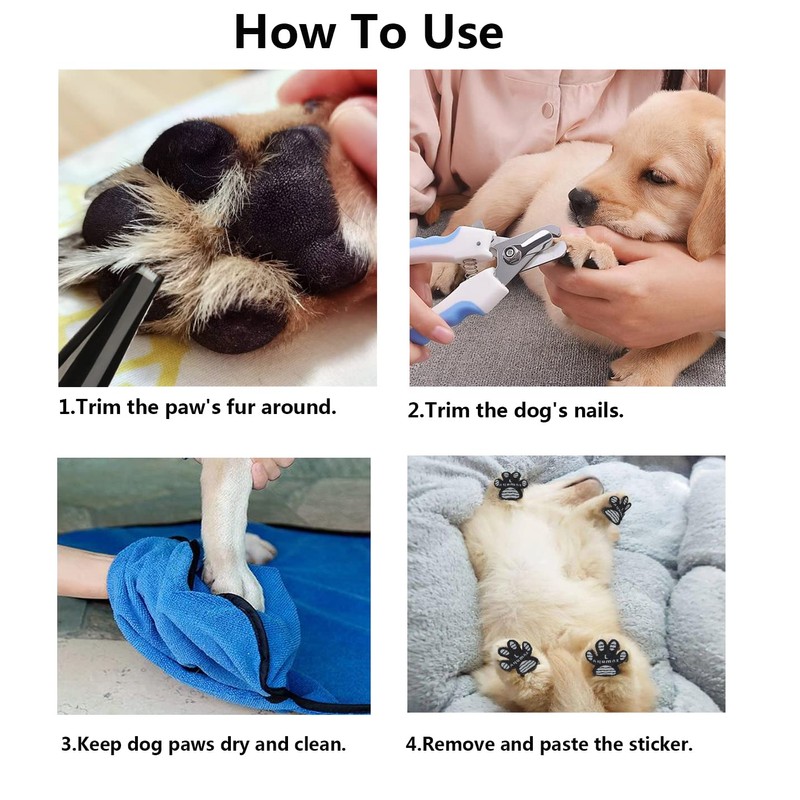 Anti-Slip Pads Instant Traction for Senior Dogs on Hardwood Floors