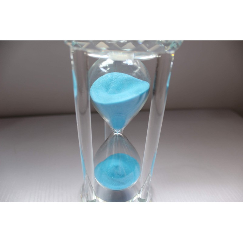 Lonovel 60 Minutes Hourglass Timer,Crystal Sand Timer Diamond Carving Surface,Good
