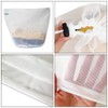 GZSYWZ 2 Pcs Mesh Laundry Bag with Drawstring Linen Portable