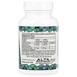 알타헬스 바이오플라보노이드 함유 허브 실리카 120정 Alta Health Herbal Silica with Bioflavonoids 120 Tablets, 120정 × 1개