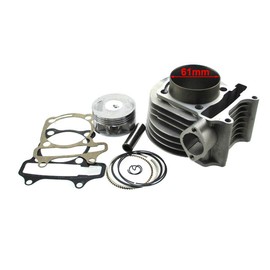 TC-Motor 180cc Cylinder 61mm Big Bore Kit for GY6 125cc 150cc 1P52QMI 1P57QMJ Engine Scooter Moped ATV Quad