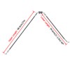 Mofun 48.5" ABS Hydraulic Front Brake Line Kit Compatible with