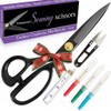 Professional 9 Inch Sewing Scissors for Fabric Cutting - Ultra