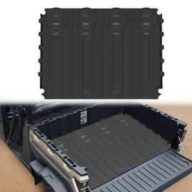 CUSAUTV UTV TPE Bed Mat Liner Compatible with 2024 2025 Polaris Ranger XD 1500 Accessories Rubber Cargo Bed Mat Slush Liner All Weather Protection Replacement for 2889106