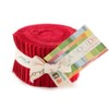 Bella Solids Red Jr Jelly Roll (9900JJR 16) by Moda