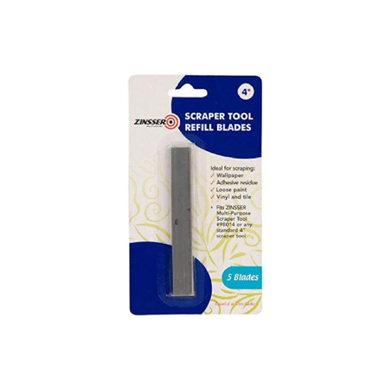 Rust-Oleum Zinsser 98015 4-Inch Scraper Refill Blades