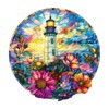 Wooden Puzzles for Adults, 200pcs Stained glass lighthouse Wooden Jigsaw