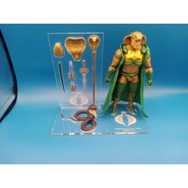 G.I. Joe Classified Serpentor  Acrylic Base Set  Stand No Toy
