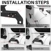 BIZOCO A Pillar Light Mount for Jeep Wrangler JL Gladiator