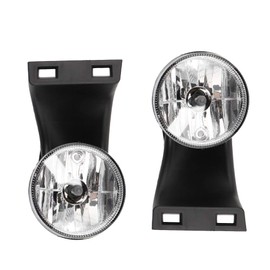 IRONTEK 1 par de luces antiniebla para conducción 1994-2002 Dodge Ram 1500 2500 3500 camioneta con focos, 1 par de luces antiniebla de conducción transparente