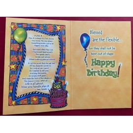Blue Mountain Arts Greeting Card Happy Birthday how you handle plan B