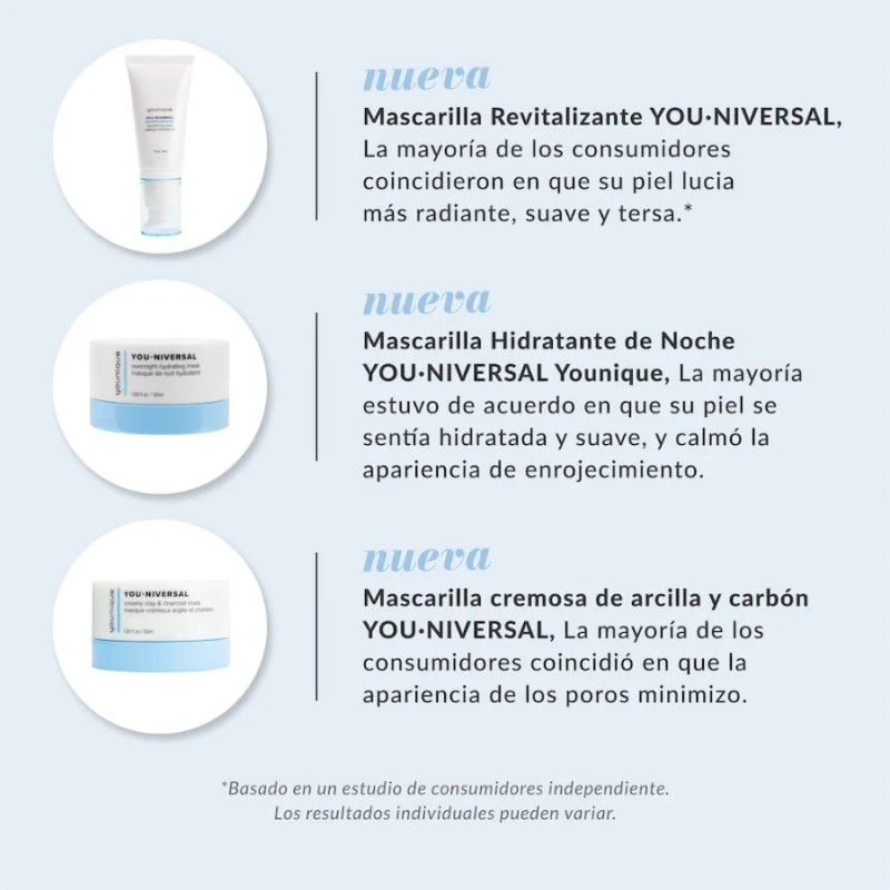 Younique Mascarilla Cremosa De Arcilla Y Carbón You·niversal
