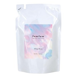 Femfem Whip Body Wash, 6.1 fl oz (180 ml), Set of 1, Feminine Delicate Zone, Soap, Vio, Blackheads, Soap, Moisturizing, Deodorizing, Refill Pouch