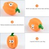 2pcs Squeak Latex Dog Toys Pumpkin Shaped Dog Toys for