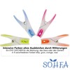 Sohfa Clothes Pegs with Bag, Peg Bag with Set of