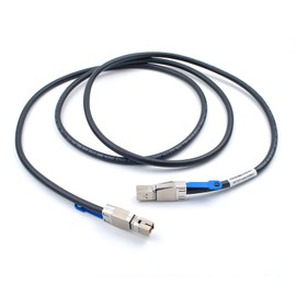 Heretom 12G External Mini SAS HD SFF-8644 to SFF-8644 Cable, 1-m(3.3ft)