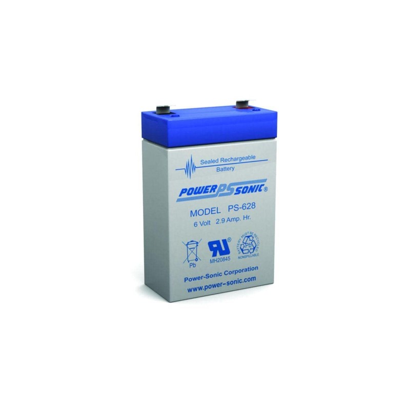 Power-Sonic 6V/2.9AH batería de plomo ácido sellada con terminal F1