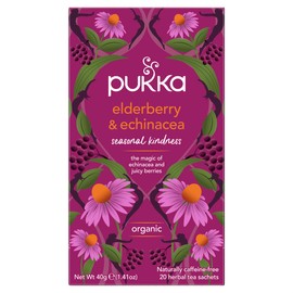 Pukka Elderberry & Echinacea Fruit Tea, 20 sachets