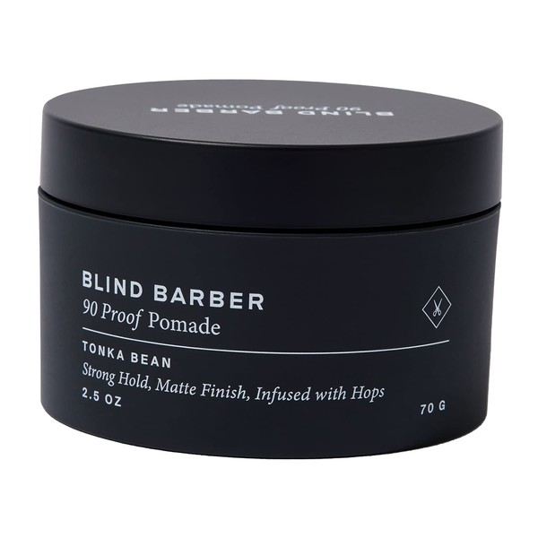 BLIND BARBER 90 Proof Pomade Styling Hair Wax (Strong Hold/Matte/Water