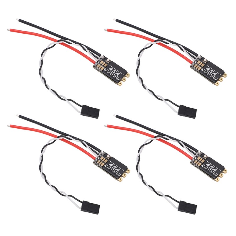 4Pcs Brushless ESC 45A 2 6S Power Supply RGB LED