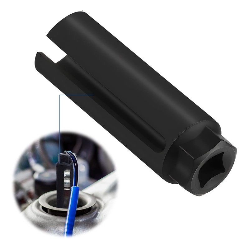 Oxygen Sensor Socket, 3/8" Drive x 7/8" (22mm) Hex with