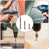 PEOVLVN Drill Bit Extension, 3 Pcs Drill Extension Bit Holder